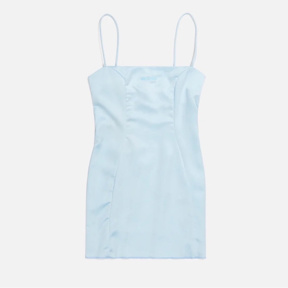 NWOT Guizio Baby Blue Mini Dress
